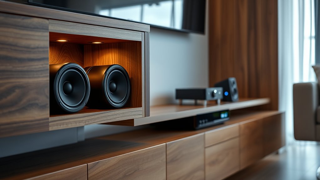 hidden speaker setup