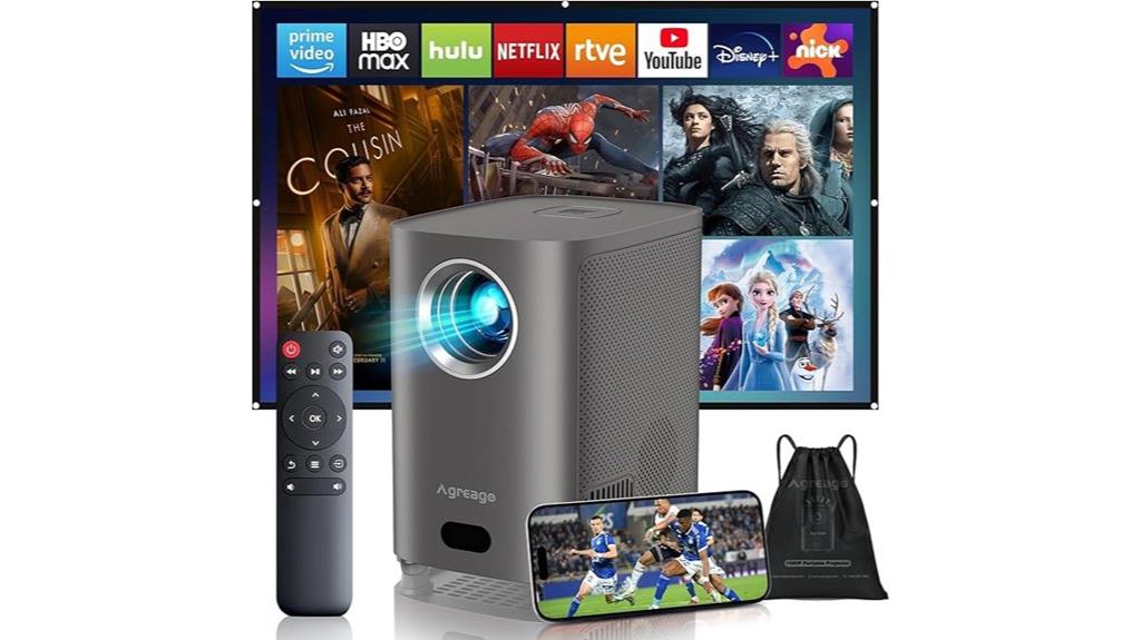 high brightness wireless projector