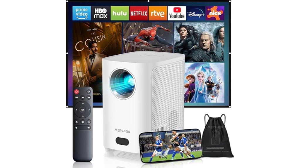 high brightness wireless projector