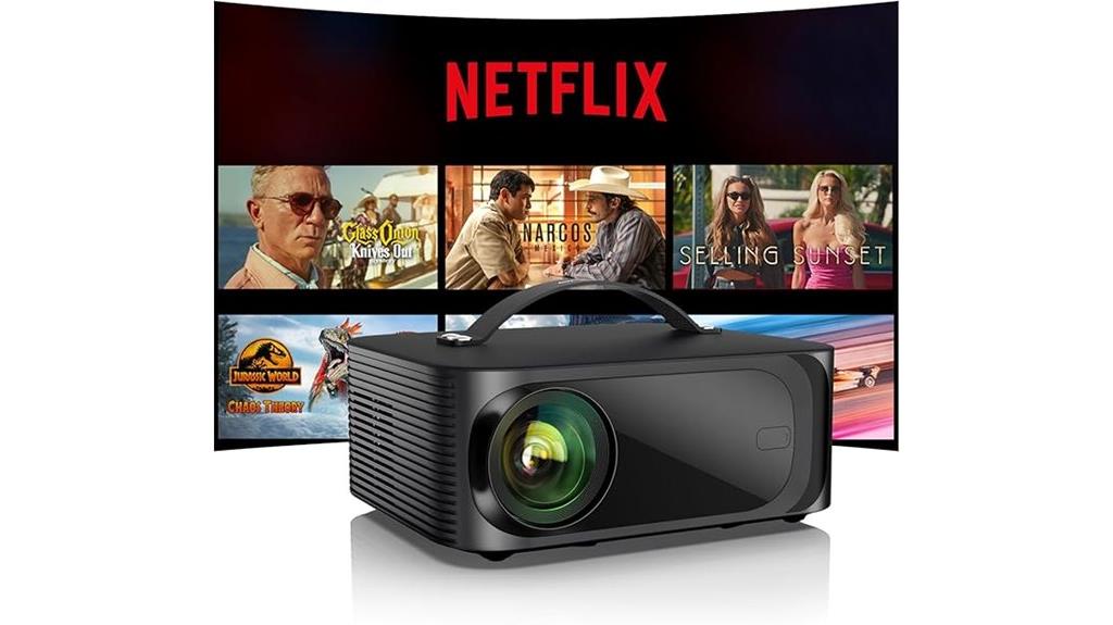 high definition outdoor portable projector