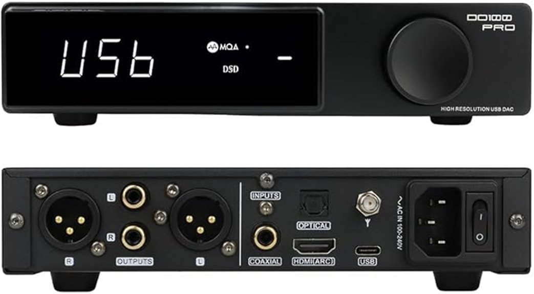 high fidelity balanced dac