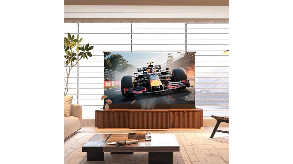 high quality laser projection setup