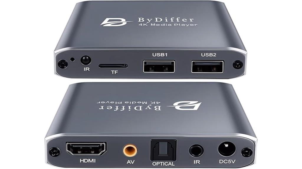 high resolution media player