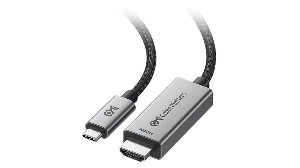 high resolution usb c hdmi cable