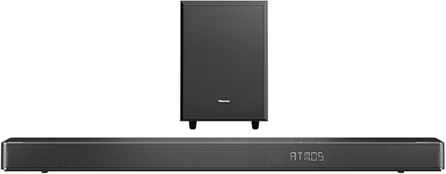 hisense sound bar bundle