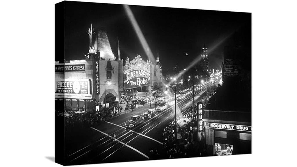 hollywood cinema opening scene