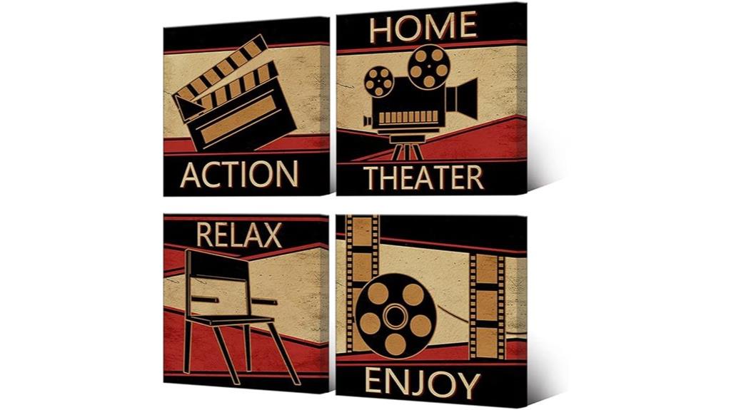 home theater canvas prints