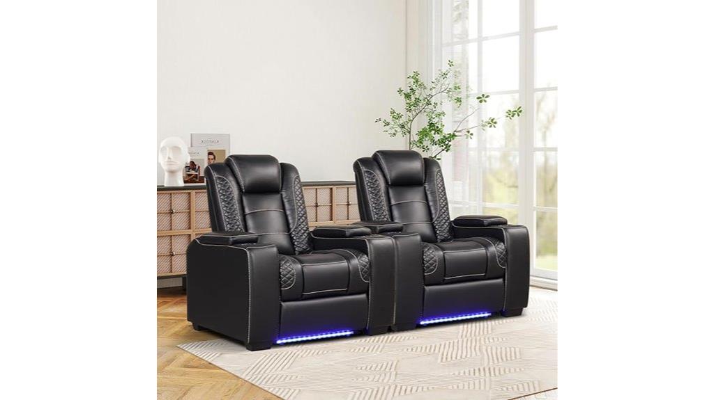 home theater seating pair
