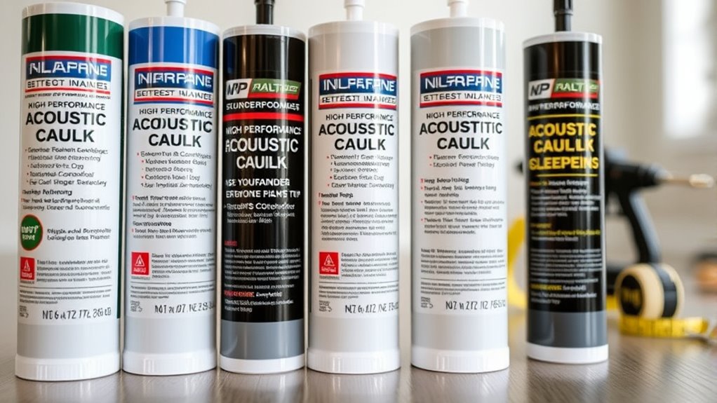 key acoustic caulk factors