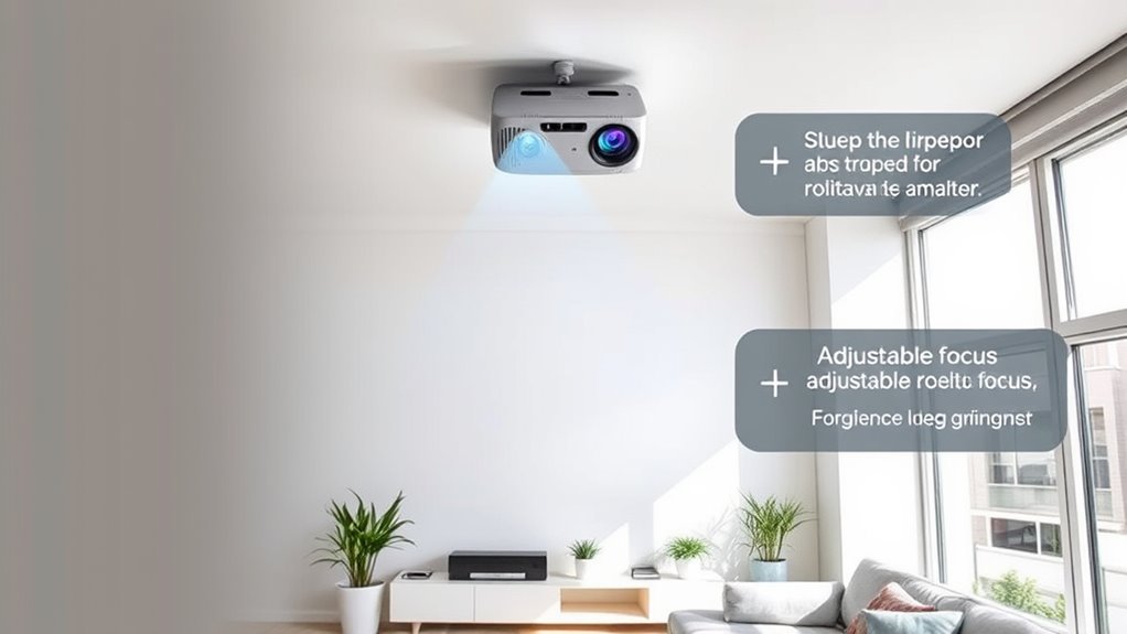 key features for short throw projectors