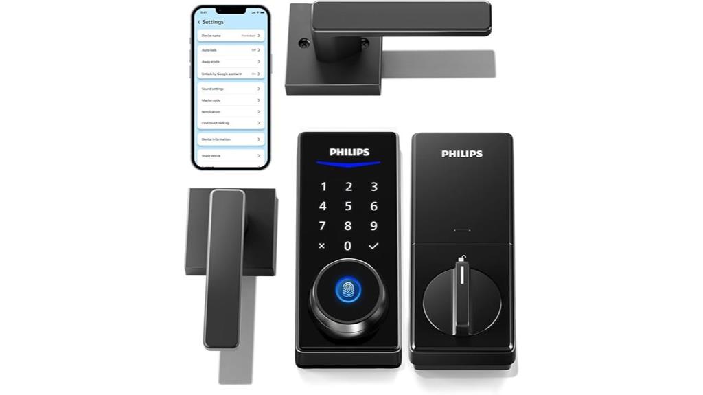 keyless handles door lock