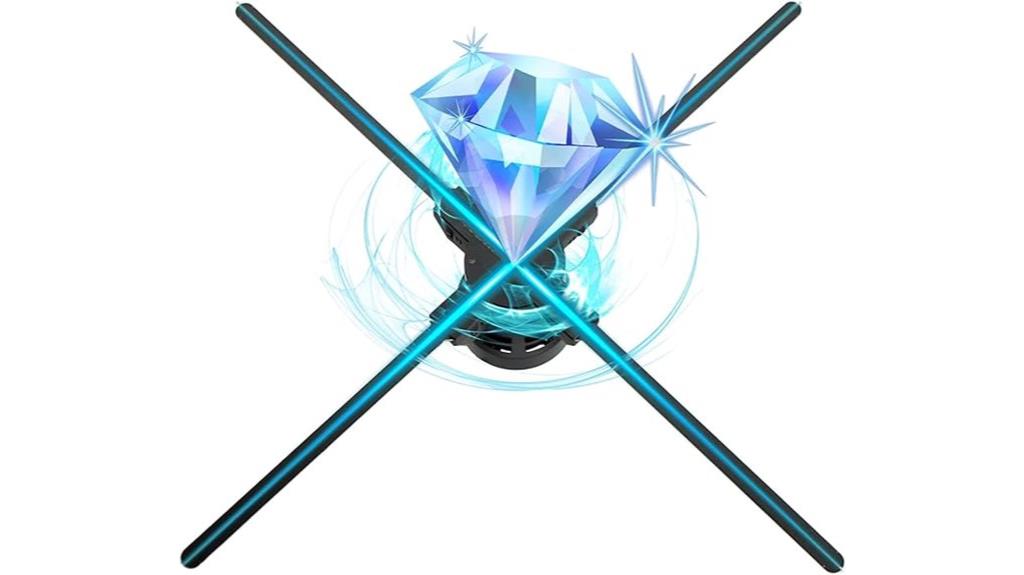 large 27 5 inch hologram fan