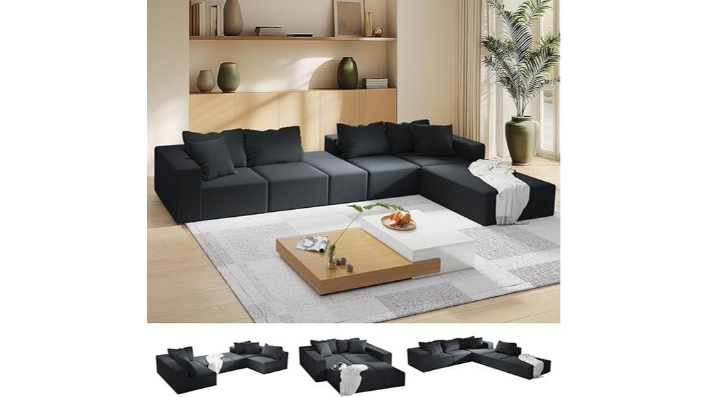 large cloud sofa sectional