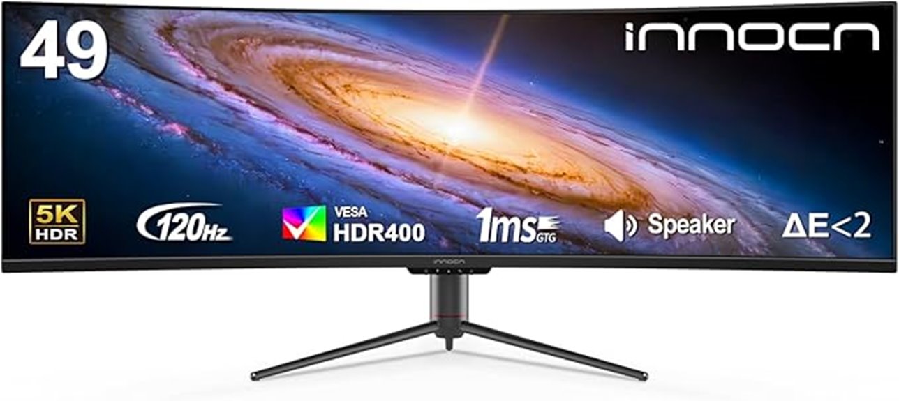 large curved ultrawide gaming monitor