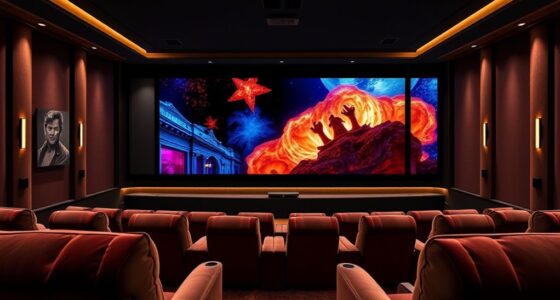 large fixed frame screens