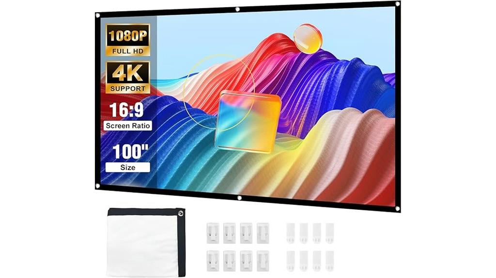 large foldable anti crease screen