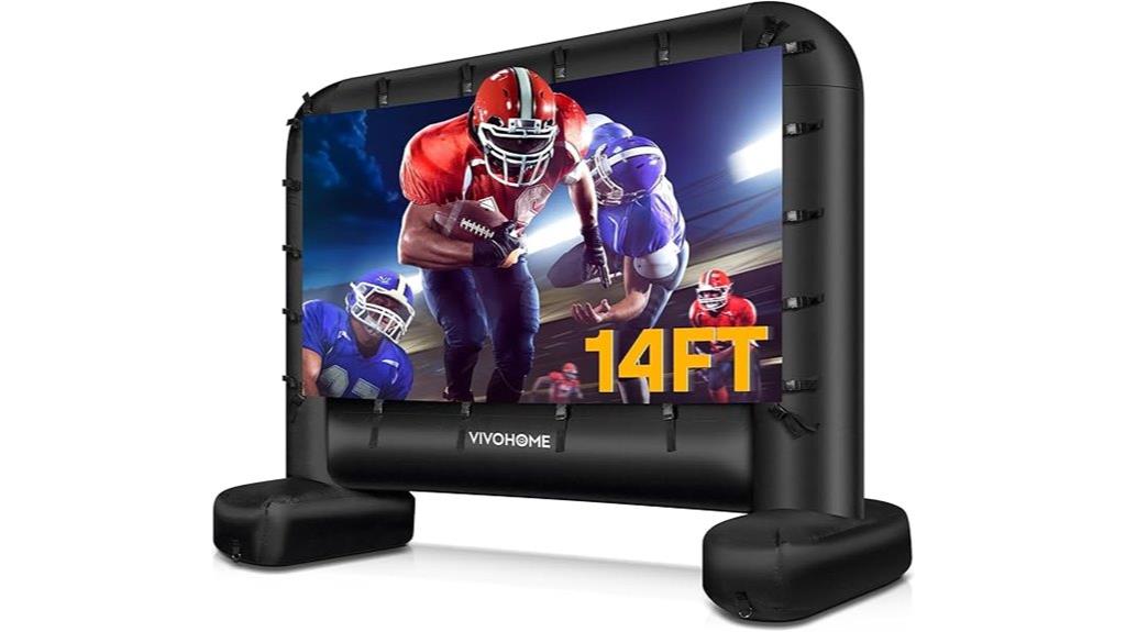 large inflatable outdoor screen