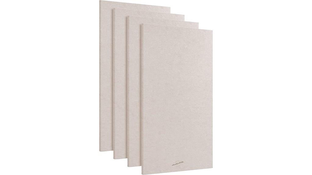 large natural acoustic panel set