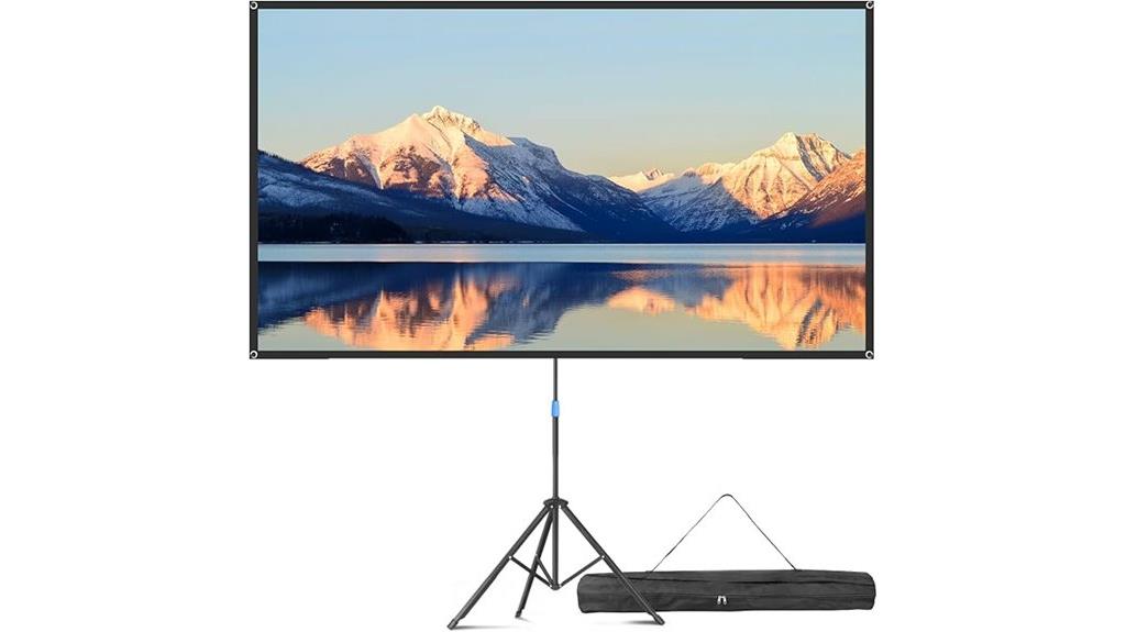 large portable projector screen