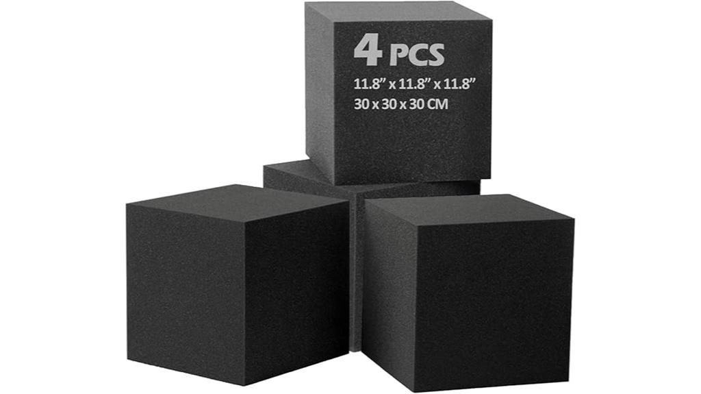 large soundproofing foam cubes