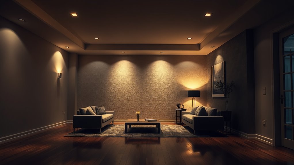 layered lighting serves distinct roles