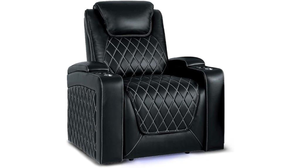 leather power home theater