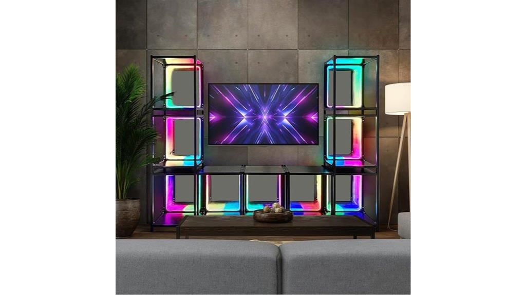 led infinity mirror cabinet