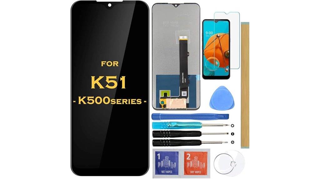 lg k51 lcd touch assembly