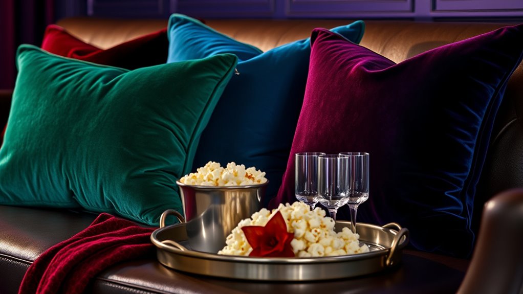 luxury cinema pillow sets