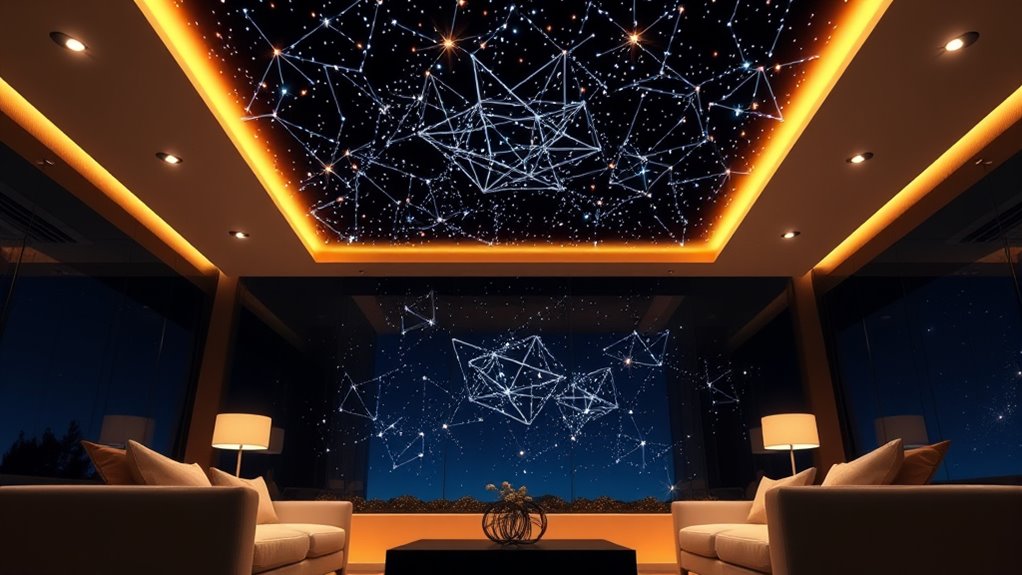 luxury fiber optic star panels