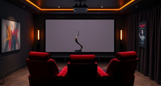 luxury home cinema art
