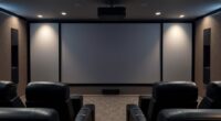 luxury home theater screens