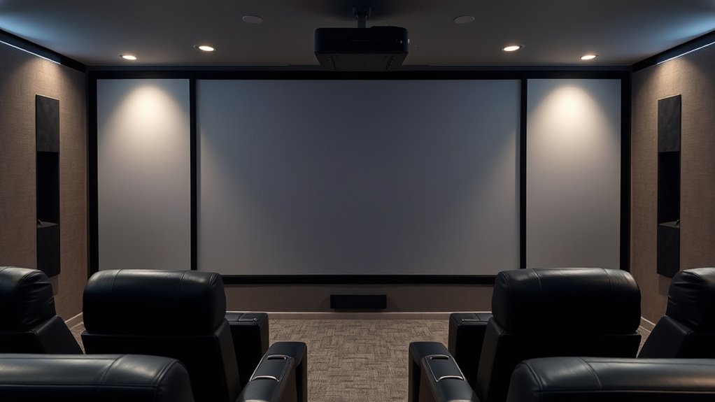 luxury home theater screens