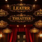 luxury home theater signs