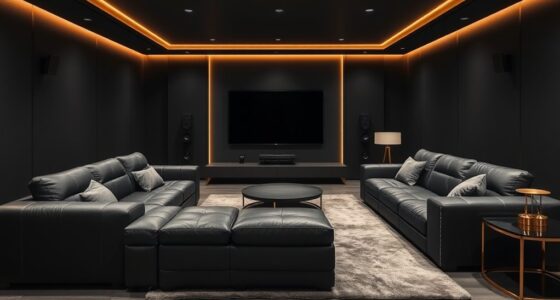 luxury modular media furniture