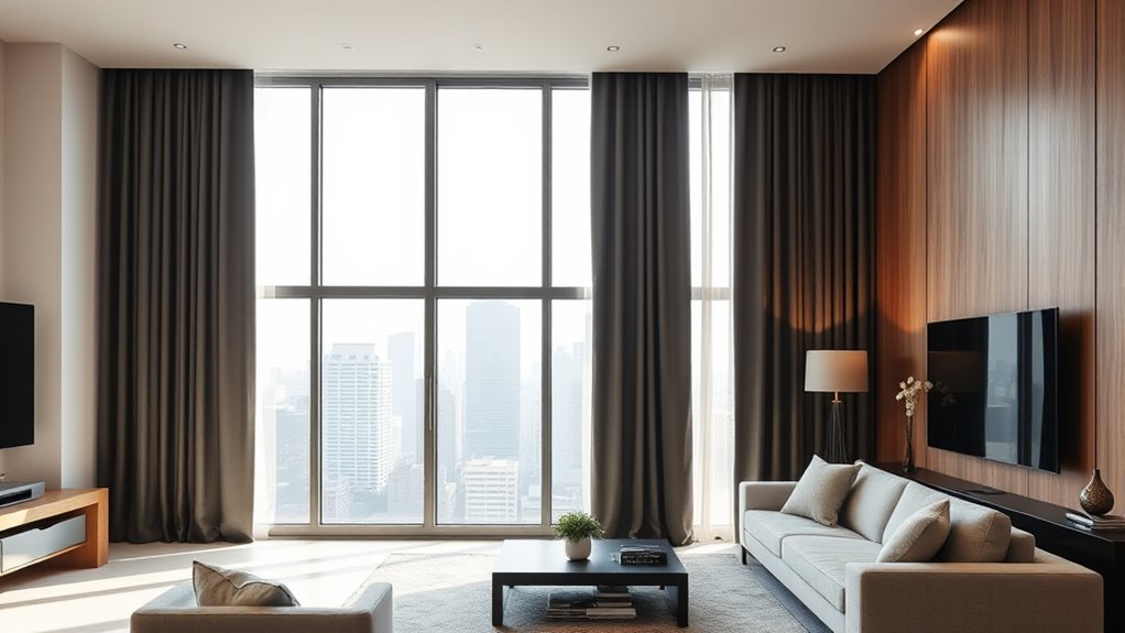 luxury motorized curtain options