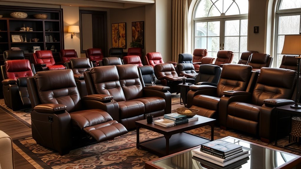 luxury multi unit recliner selection