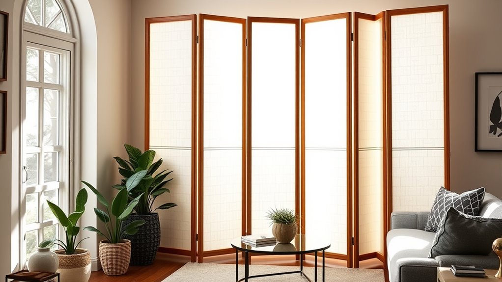luxury portable privacy screens
