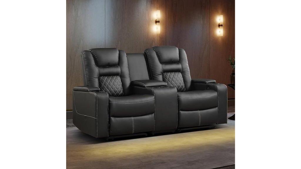 luxury reclining home theater