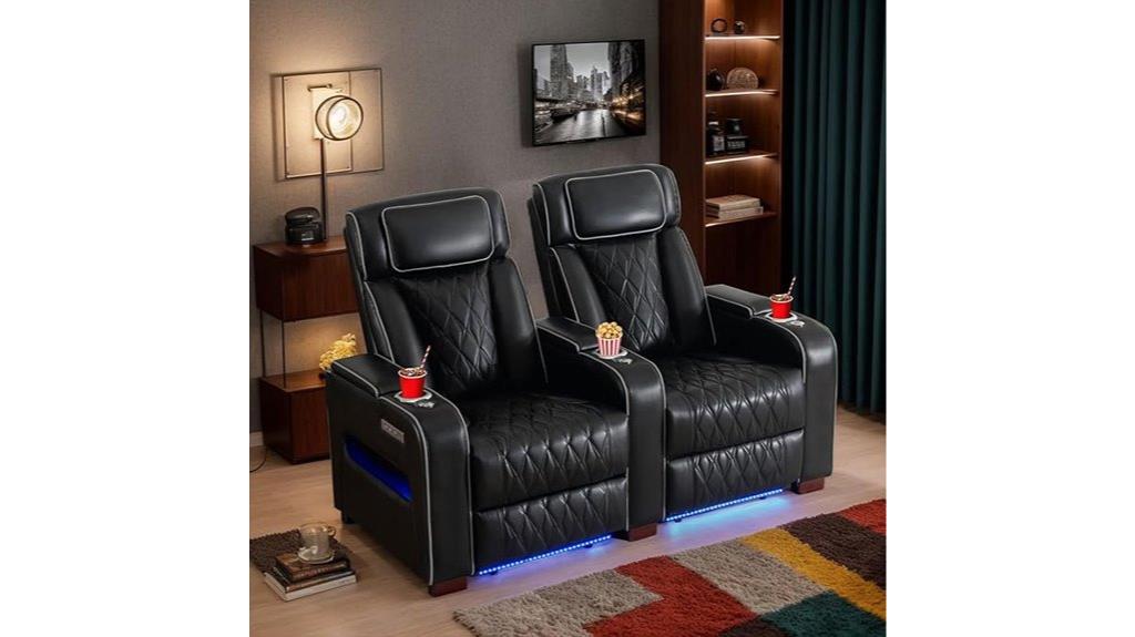 luxury reclining theater seats