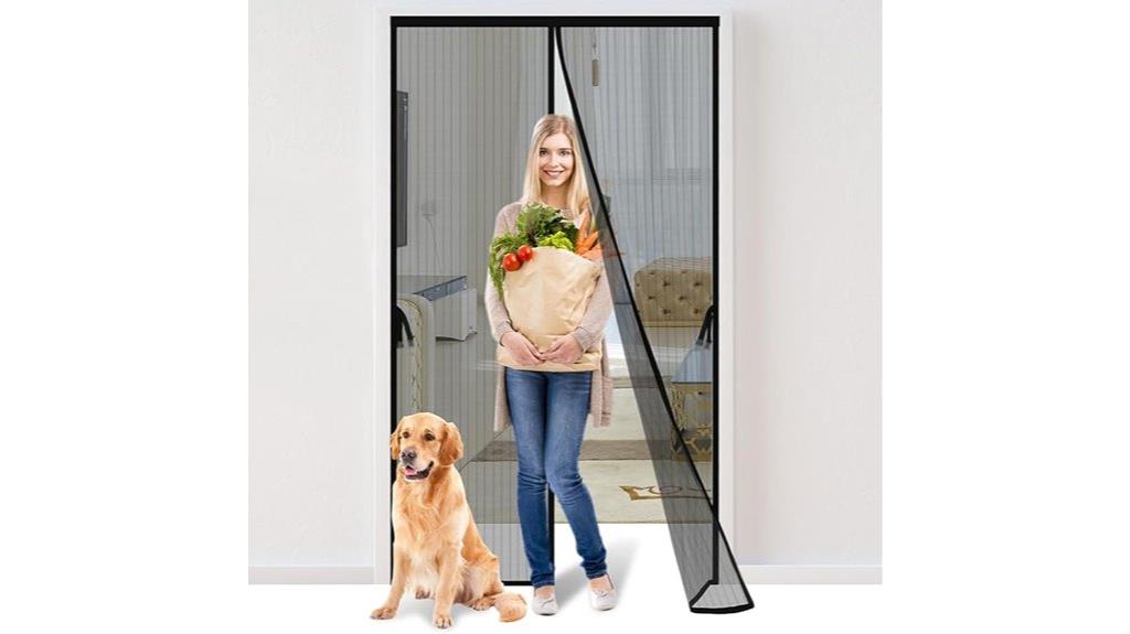 magnetic screen door size