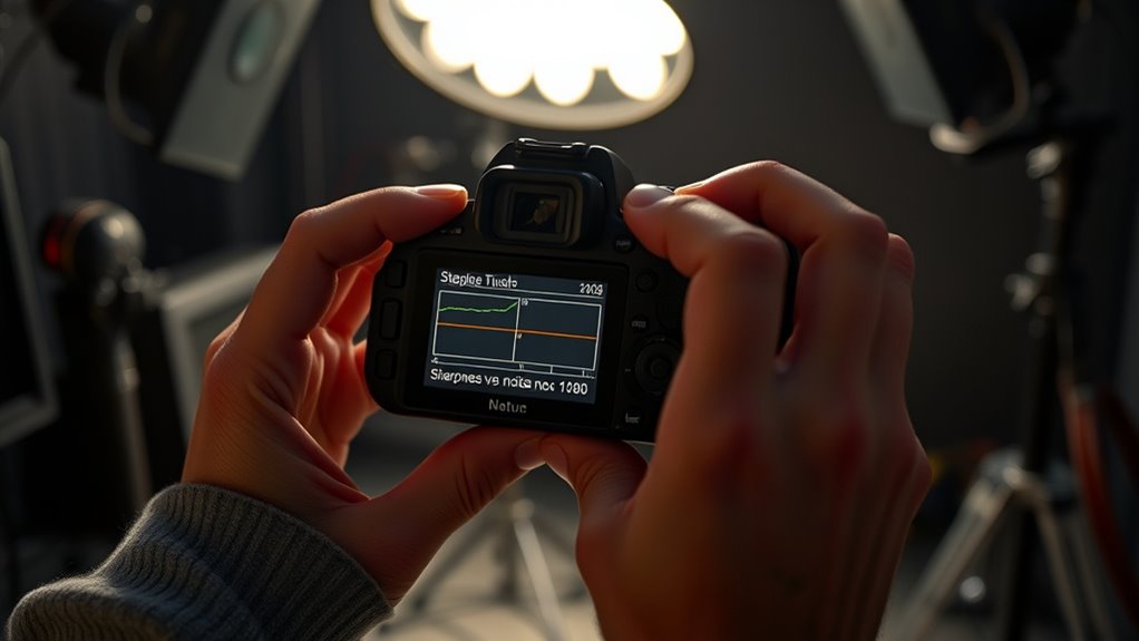 maintain steady lighting conditions