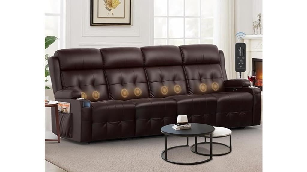 massage reclining four seater