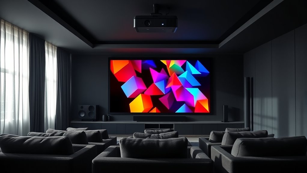 matching projector to room