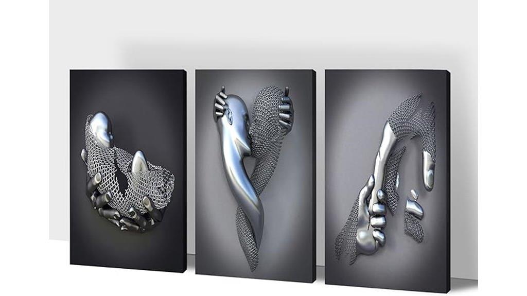 metal heart wall art