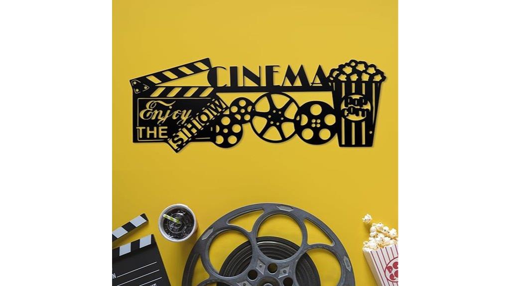 metal room decor sign