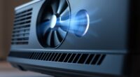 minimize projector fan noise