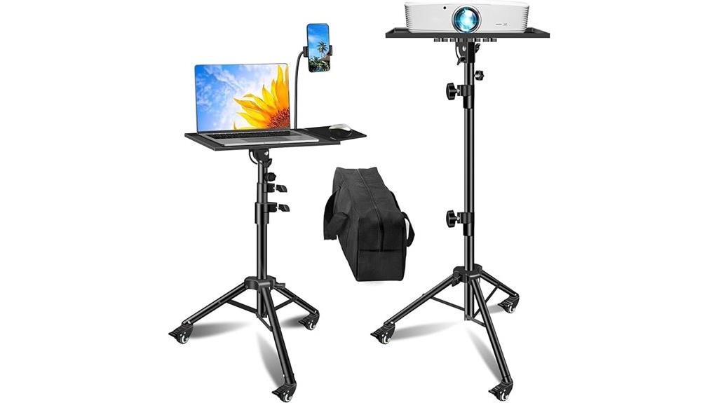 mobile adjustable projector stand