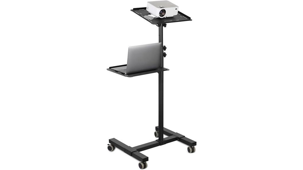 mobile projector laptop stand