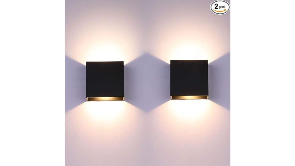 modern led wall sconce set